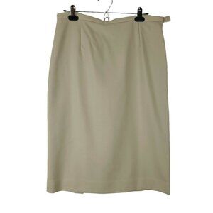 Pendleton Women's Suit Skirt Tan Sz 8 All Season Wool Business Career Wear